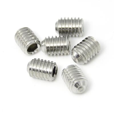 China HEX M2 M4 Stainless Steel 916 Din Metal Security Cup Point Socket Set Screw for sale