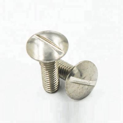 China ISO1580 / JISB1101T 304 SS Pan Slotted Head Machine Screw for sale