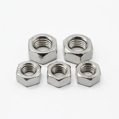 China Heavy Industry Factory Stainless Steel/Din934 Carbon Steel Direct Hex Nuts m2 m4 m6 m8 m10 m12 m16 m20m30 for sale