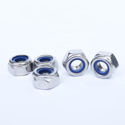 China DIN985 A4-70 Industry General Top Stainless Steel Hex Lock Nuts for sale