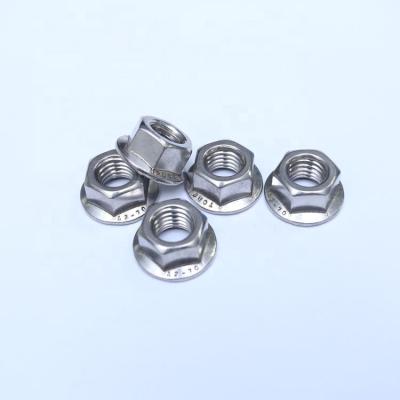 China DIN6923 Industry Stainless Steel General Hex Bolt Nut Flange Nut m10 for sale