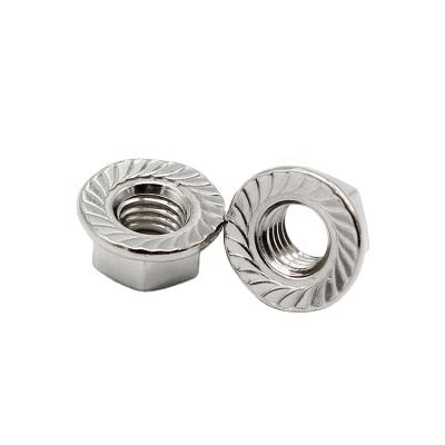 China Current Type Stainless Steel M8 M20 Flange Nut Shoulder Heavy Industry Hardware All Metal Torque Nuts for sale