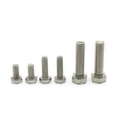 China DIN933 Stainless Steel SS304 M48 Stainless Steel Hexagon Fit Bolts And Fasteners for sale