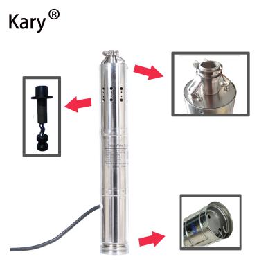 China 12V 24V DC electric submersible submersible pump for pumping water, stainless steel shell, 60L/min, pump 24 V volt for sale