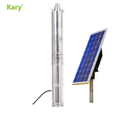 China Kary 24v 8000l/h max submersible lift 8m NS248T-8 dc impeller solar water pump for sale