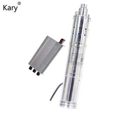 China Developing World Water Solutions Kary 24V Water Pump Lift 30m Stainless Steel 2000l/h Solar Powered Water Pump With External Controller 3FLD2-30-24-240 for sale