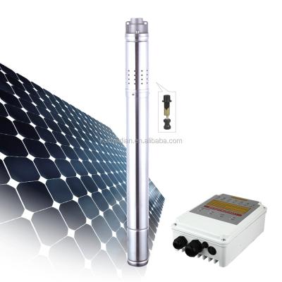 China Developing world water solutions screw in solar deep well submersible pump 2 in. of diameter for sale