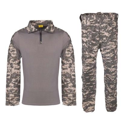 China wholesale Anti-wrinkle tactical cheap clothing shirt and pants camouflage frog suit tactical uniform for sale