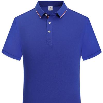 China Summer Plain Silk Dress Fiber Ice Factory Direct Sale High Quality Men's Polo Shirt Short Sleeve for sale