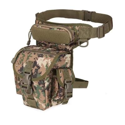 China Water Proof Camouflage Nylon Oxford Medical Kits Waist Bag Pillow Water Proof Outdoor Rise Pouch Unisex Leg Bag Camouflage Motorcycle And Biker Zipper for sale