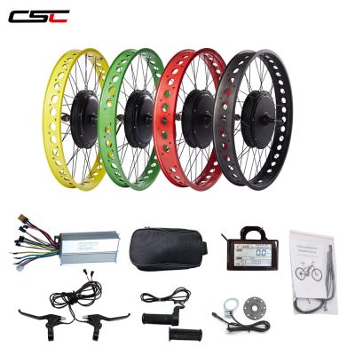 China Fat Snow Tire Ebike Conversion Kit 48V 20 24 26