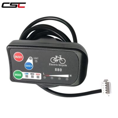 China Cheap CSC LED 36V 48V Electric Bicycle KT LED LED880 ebike control board show electric bike parts for KT controller KT-LED880 for sale