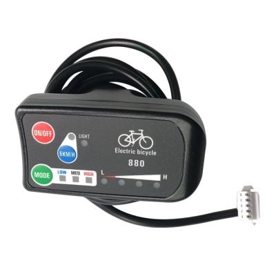 China LED880 36V 48V electric bicycle show ebike controller LED panel bicycle parts ebike LED880 for sale