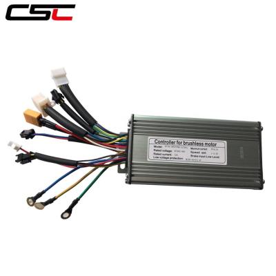 China 36 48v 250W 350W 500W Sine Wave 9 MOSFET KT transistor KTC9M brushless controller CSC electric bicycle controller ebike for sale