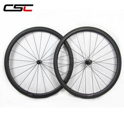 China Toray T800 Carbon Fiber CSC 23mm x 50mm Anvil Carbon Wheels Hub 350 With Sapim CX-Ray Spoke Road Carbon Bike Wheelset for sale