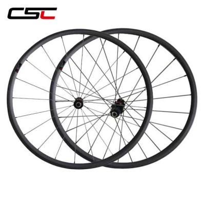 China Toray T800 Carbon Fiber 1090g Chinese 700c 24mm Road Bike Tubular Lightweight Carbon Single Wheels 240 Hub Sapim CX Spoke for sale