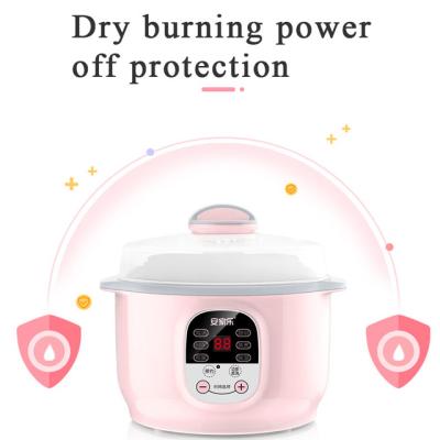 China Evident On Cover Chinese Factory Hot Multifunctional Electric Stew Pot With Ceramic Coating Home Appliances Electric Slow Cooker for sale