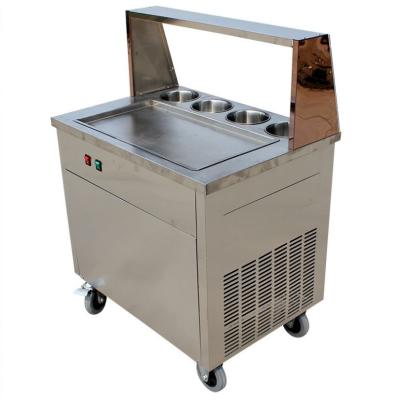 China Snack factory fried ice cream roll machine turkey fried ice cream machine turkey fried mesin ais kreng goreng with ETL CE NSF for sale