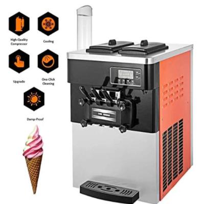 China Snack factory fruit softserve Arabic soft ice cream maker making vending machine price with compressor spare parts in Pakistan for sale