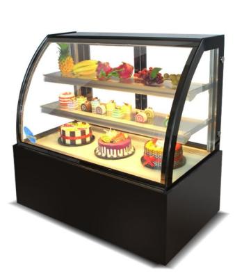 China Double-temperature high quality table top counter cake displays cake refrigerator refrigerator case cabinets stands sale for sale