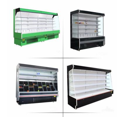 China Single-temperature Supermarket Display Fridge Philippines Glass Door Food Display Chiller Refrigerator for sale