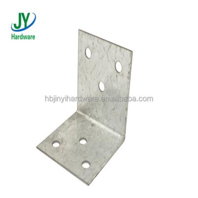 China Connection Metal Flat Iron Galvanized Right Angle Bracket for sale