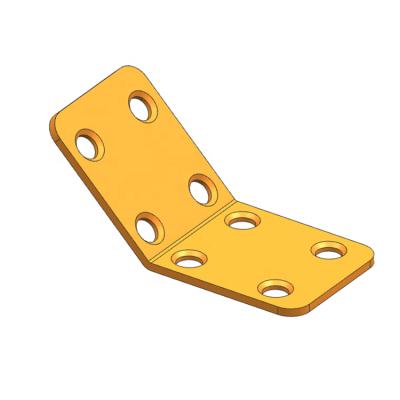 China A-058 Connection Yellow Color Galvanized Steel 120 Degree Rafter For Wood Connector for sale