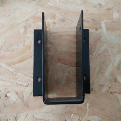 China Black Painted Wood Construction Joist Hanger For Wood Connector for sale