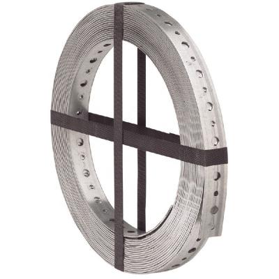 China Construction Galvanized Circle Iron Perforated Bracing Steel Strip for sale