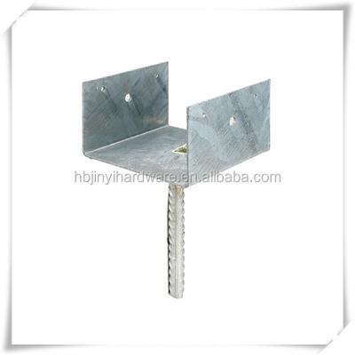 China Ground Wood House Screw Post Anchor for sale