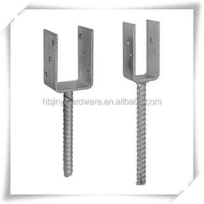 China Wooden House Metal Screw Anchor Post for sale