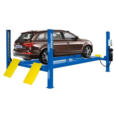 China 12k 4 Post Lift Wheel Alignment 12k 4 Post 2 Car Lift With CE for sale