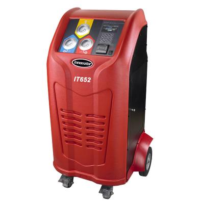 China Hotels Auto Car Recovery Machine Air Conditioner Refrigerant Machine IT652 With Leak Chasing Function for sale