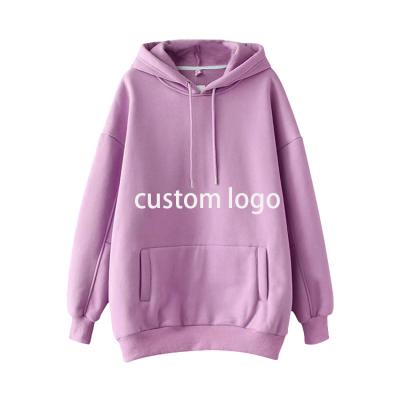 China Wholesale Cheap Casual Waterproof Long Sleeve Plus Size Women's Sweatshirt Customized Printed Logo Pullover Hoodies for sale