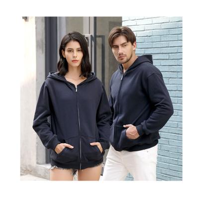 China Anti-Wrinkle Manufacturer Wholesale High Quality Men Custom Full Zip Pullover Hoodie Sweatshirt for sale