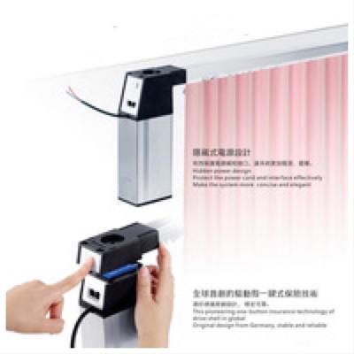 China wireless electric curtain motor,automatic curtain opener with Remote Control System for sale