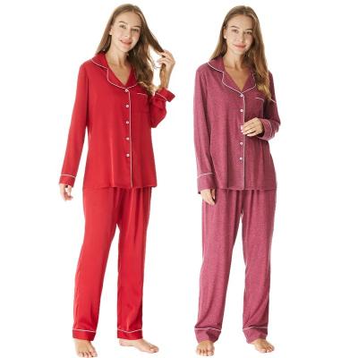 China Breathable oversize women pajamas breathable lady cotton loungewear custom women sleepwear comfortable oversize for sale