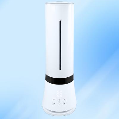 China Hot Mist Fill 9L Cool & Warm Humidifiers / Air St Floor Top Mist 300ml/h Smart Mist UV Light Cool Mist Kid Lock For Kids for sale