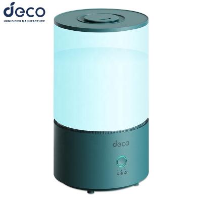 China Color Changing LED Light 3L Portable Desktop Purifier Mist 7 Colors Ultrasonic Cool Air Humidifier For Dry Skin Home Bedroom for sale