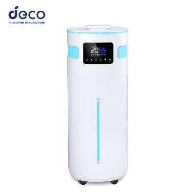 China Water Pump Top Filling Portable Car Humidifier Ultrasonic UV Large Capacity Steam Warm Boiling Humidifier for Office for sale