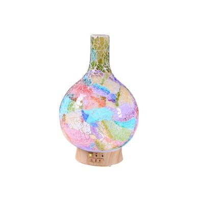 China Car Painted Glass Aroma Diffuser With Essential Oil Aromatherapy Air Diffuser for sale