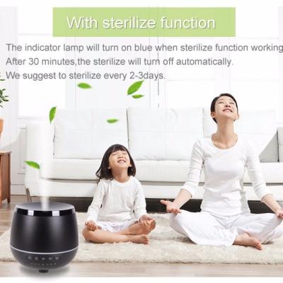 China Outdoor Ultrasonic Natural Wood Essential Oil Diffuser With Music Mist Oil Diffuser for sale