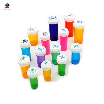 China food & Beverage Packaging Plastic Pop Up Bottle For Medical Plastic Instant Pills Use Cap Pill Bottles /Plastic Pop Up Lid Vials for sale