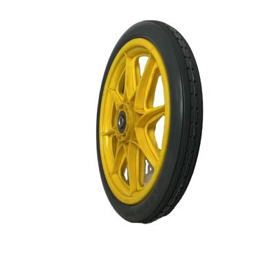 China Hotels Wholesale Price Qingdao 13*11/2 Agriculture Tools Bike Wheel 10 Inch Wheel PU Foam Solid Tire for sale