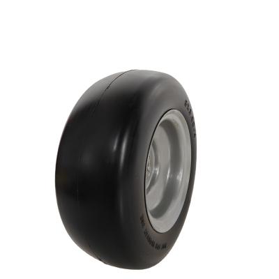 China Machinery Qingdao OEM ODM Customized White Card Truck Trolley Cart Wheel Flat Wheel 8x3.00-4 PU Foam Wheel for sale