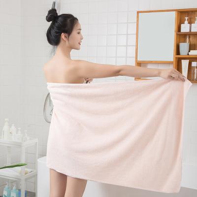 China New Arrival Viable Bathroom Goods 70*140cm Shower Essential Towels Coral Fleece Cartoon Bath Towel Super Absorbent for sale