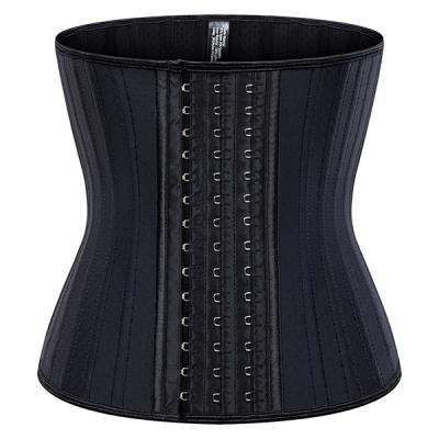 China Breathable 26cm Calorie Waist Burning Full 3 Hooks Ultra Elasticity Latex Slimming Shapewear Waist Trainer Jumpsuit Tummy Control Corset for sale