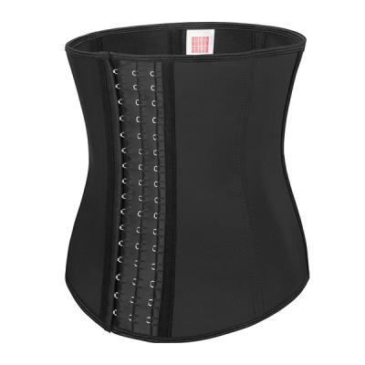 China Breathable Steel Waist Trainer Premium High Quality 9 Bone Latex Waist Trainer Slimmer 30 cm Sauna Belt for sale