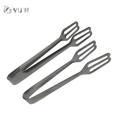 China Viable BBQ Grill Cookware Bread Potato Tongs Stainless Steel Serving Tongs Used in Kitchen Bar for sale