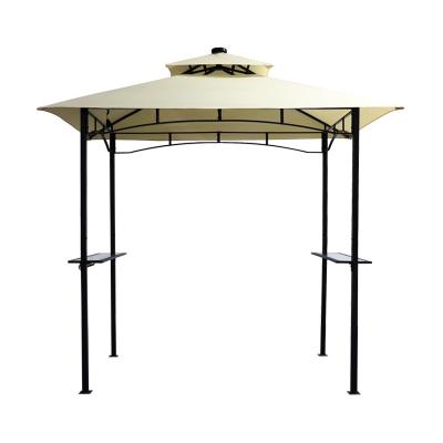 China Durable Hot Sale 8*5 FT Aluminum Alloy BBQ Grill Outdoor BBQ Grill Cheap Gazebo for sale